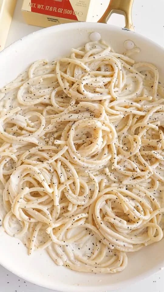 Picture for Gruyere Cacio e Pepe Mac and Cheese using @thegiadzy bucatini by @giadadelaurentiis